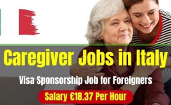 Nurse & Caregiver Jobs In Italy 2024